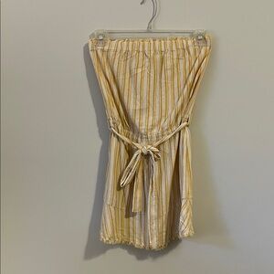 Cloth & Stone Yellow Striped Dress